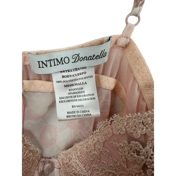 Intimo Donatella Nightgown XL Robe M Womens Fairy Whimsy READ Pink Floral - Picture 2 of 16